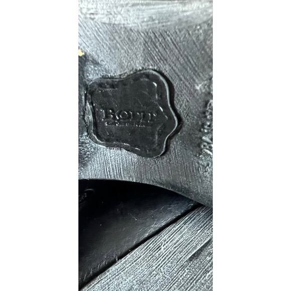 BORN Women’s BITSY Tall Knee High Black Leather Full Back Zipper Boots Sz 7 - Picture 8 of 11